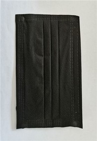 כל מסכת הפנים החד פעמית השחורה 3ply